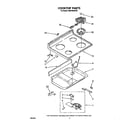 Whirlpool RM978BXPW1 cook top diagram