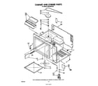 Whirlpool RM978BXPW1 cabinet and stirrer diagram