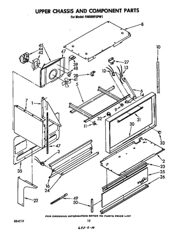 Upper chassis and component