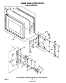 Door and latch