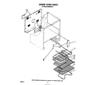 Whirlpool RE963PXPT2 lower oven racks diagram