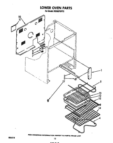 Lower oven racks