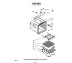 Whirlpool RB130PXK2 oven diagram
