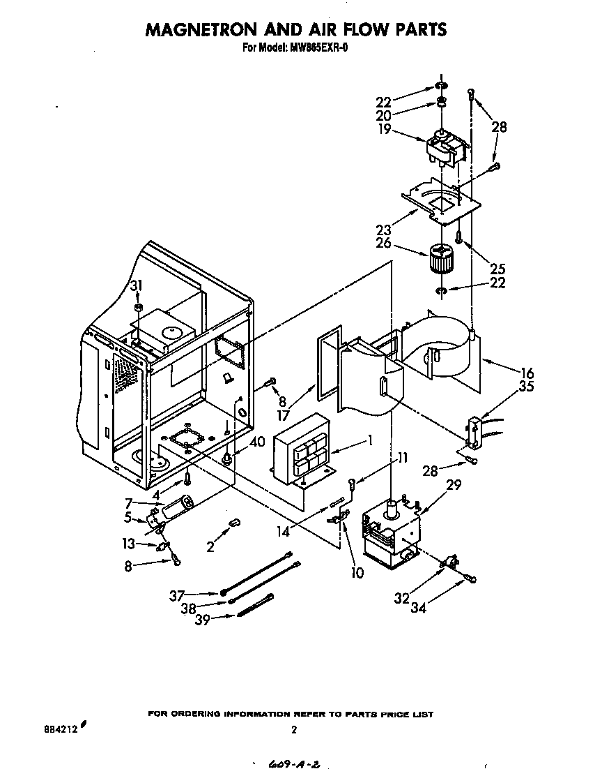 Magnetron and air flow