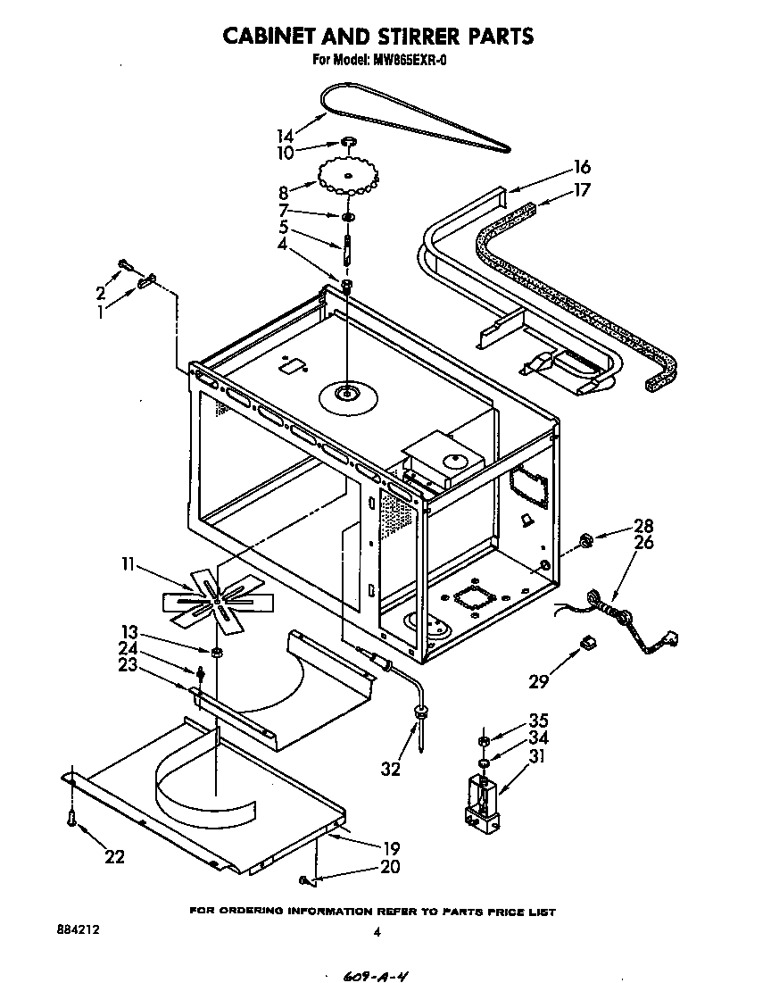 Cabinet and stirrer