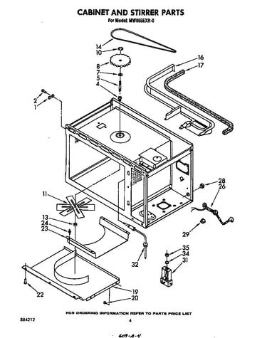 Cabinet and stirrer