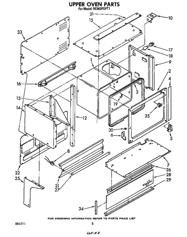 Upper oven