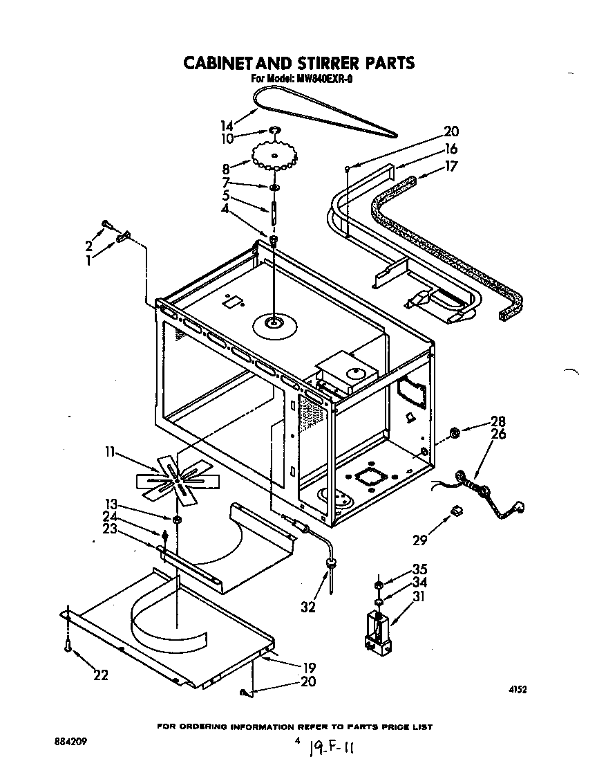 Cabinet and stirrer