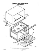 Cabinet and hinge