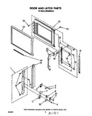 Door and latch