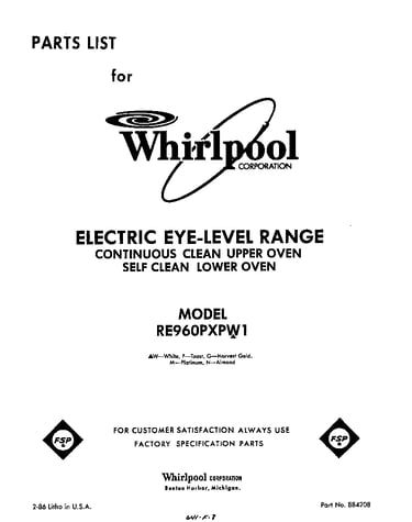 Front cover