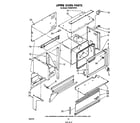 Whirlpool RE960PXPW1 upper oven diagram