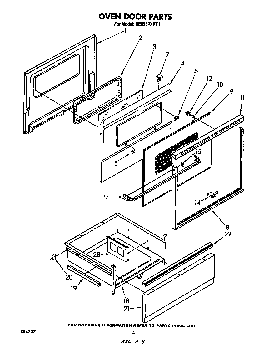 OVEN DOOR