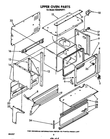 Upper oven