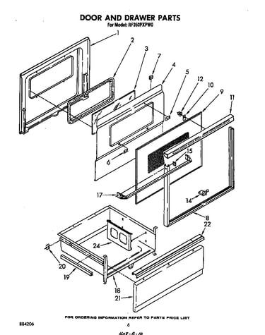 Door and drawer
