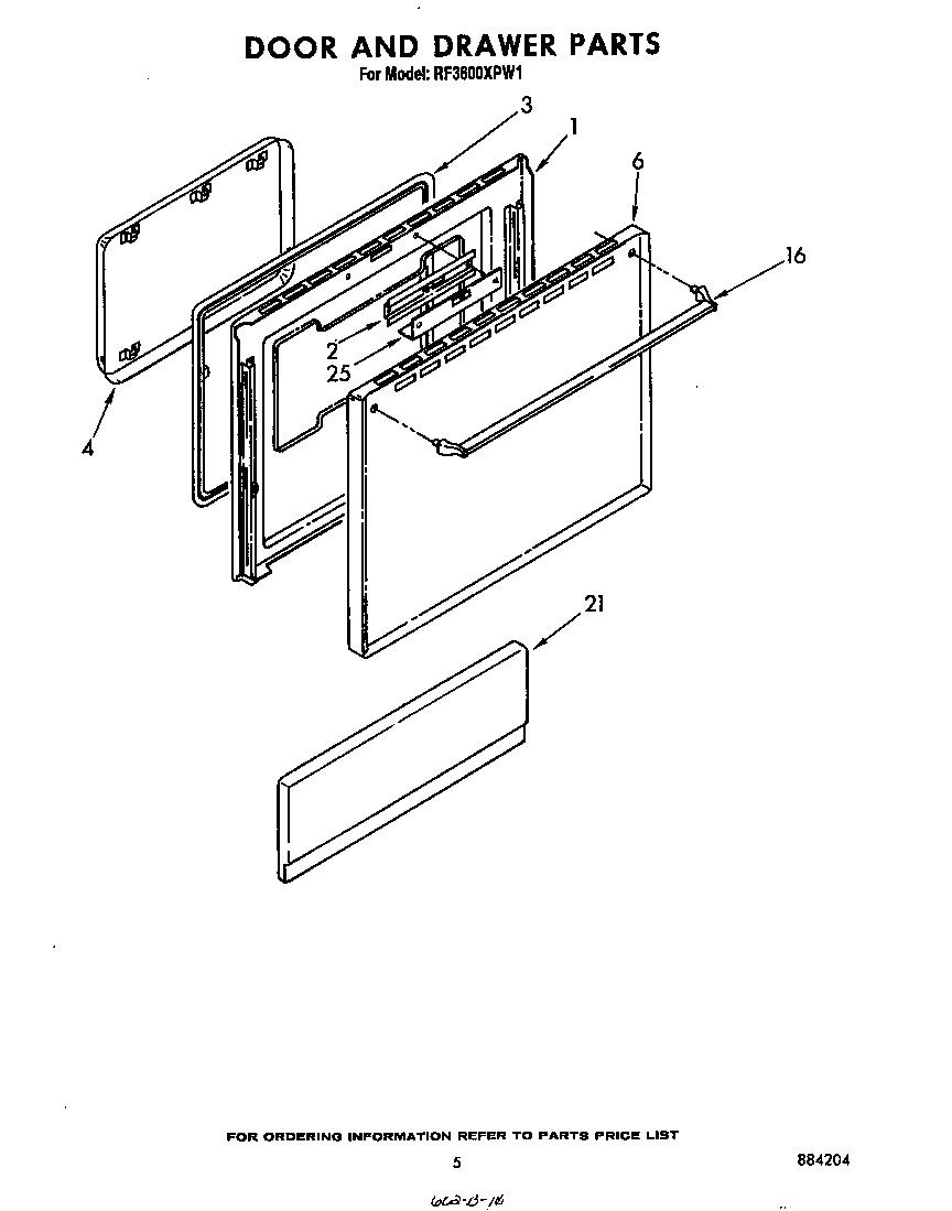 Door and drawer