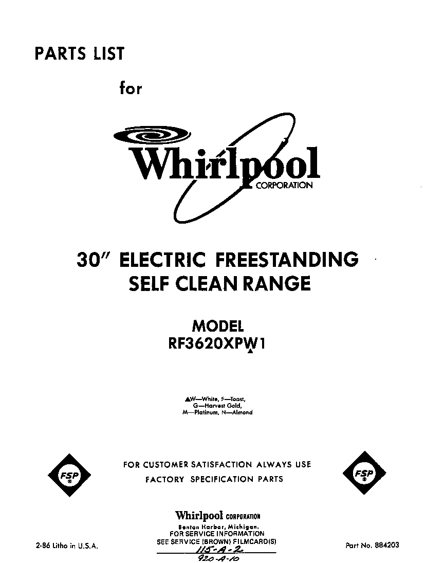 Front cover