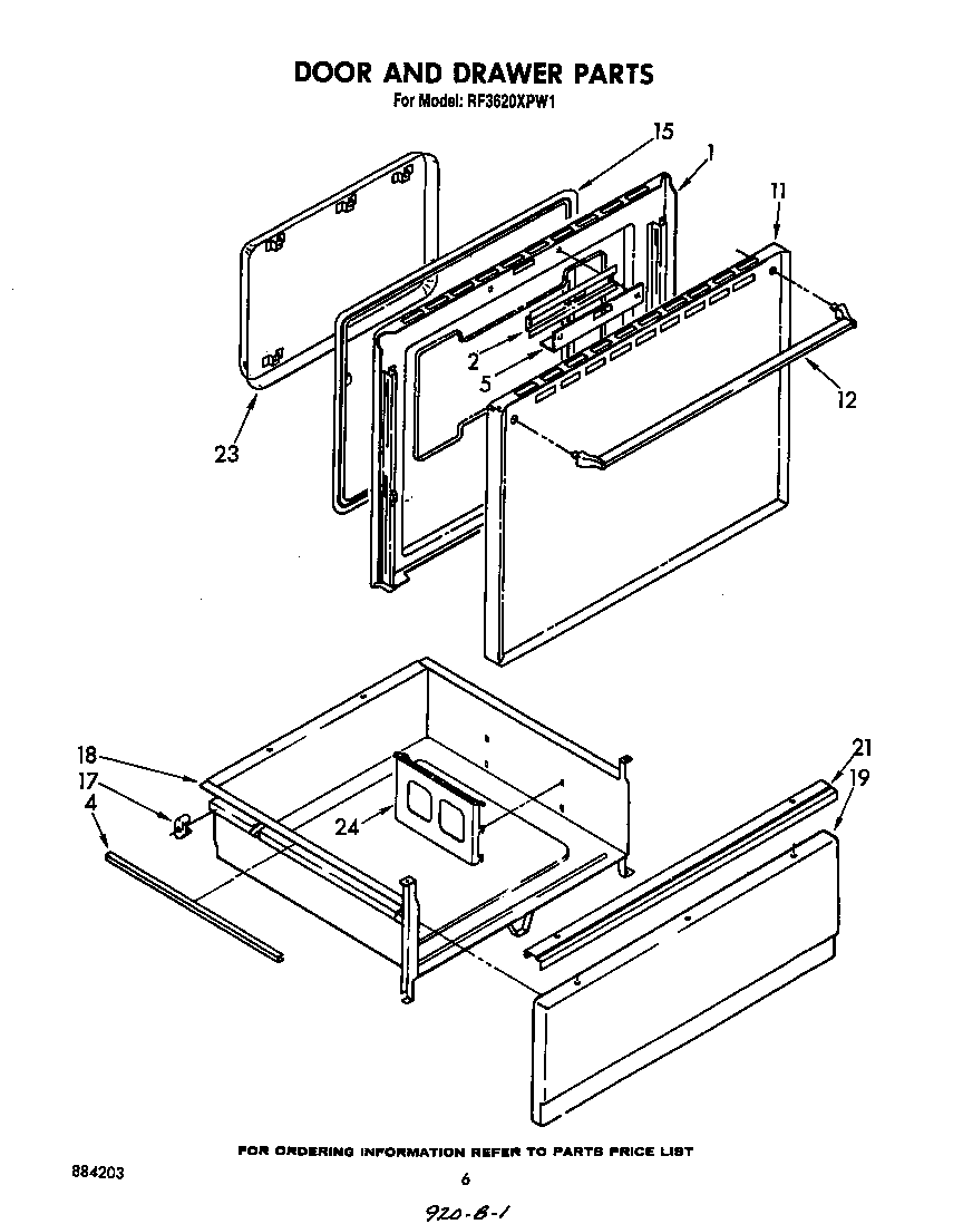 Door and drawer