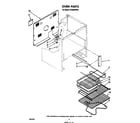 Whirlpool RF365EXPW1 oven diagram