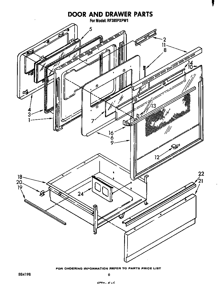Door and drawer