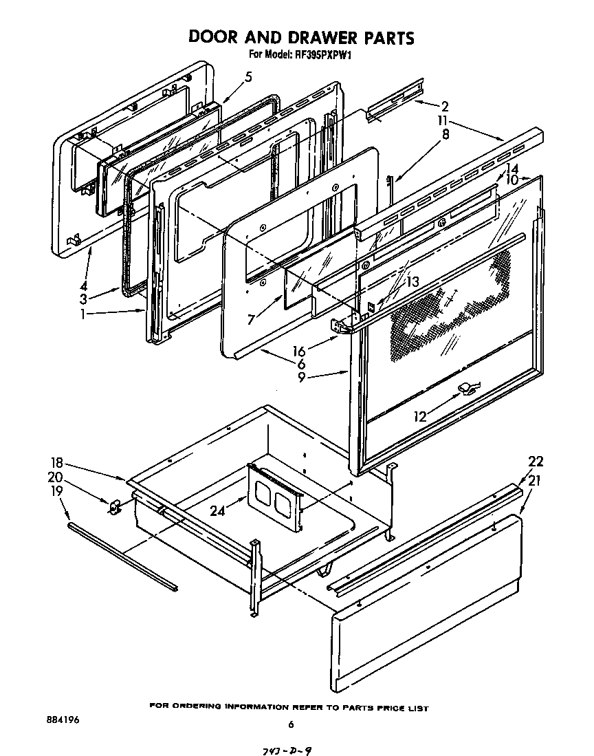 Door and drawer