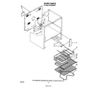 Whirlpool RF395PXPW1 oven diagram