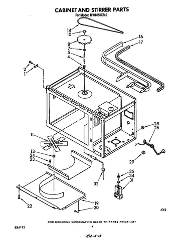Cabinet and stirrer