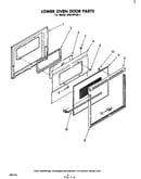Lower oven door