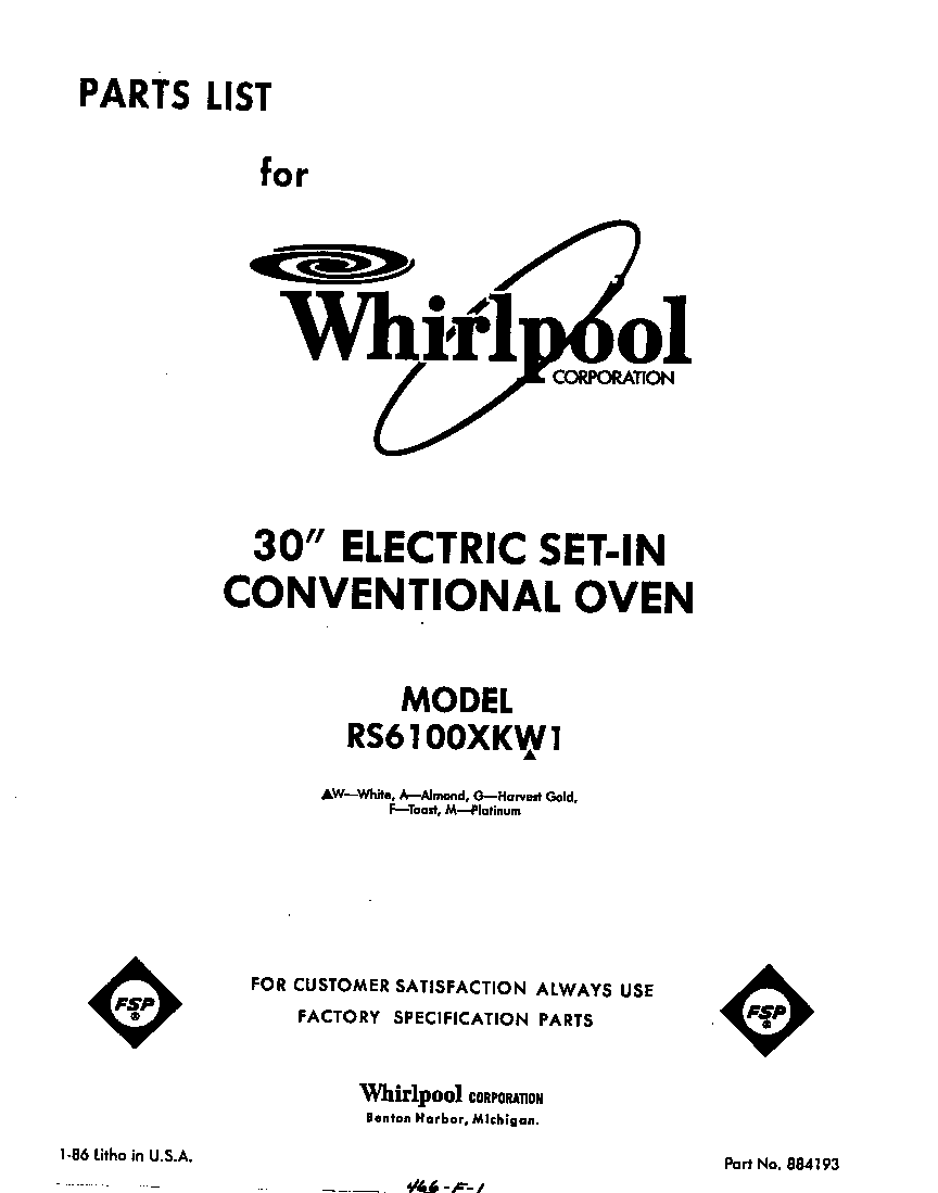 Front cover