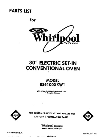 Front cover