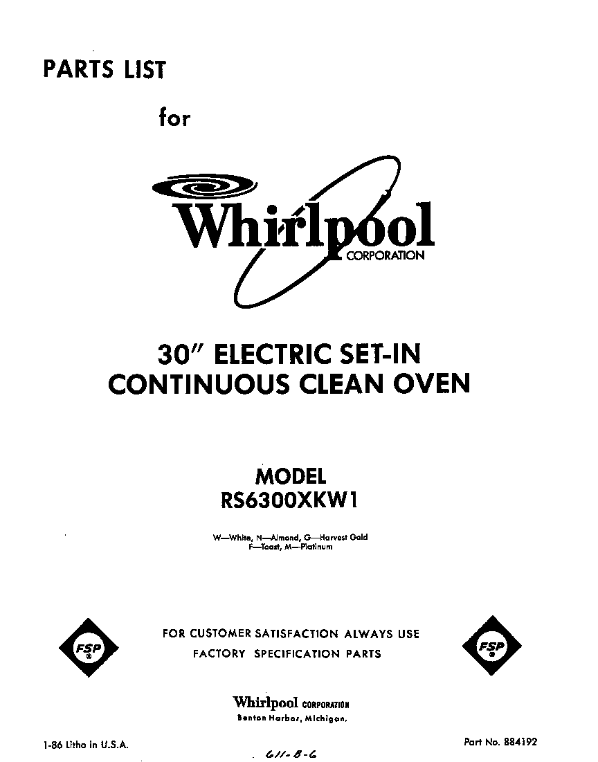 Front cover