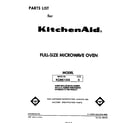 KitchenAid KCMS135S0 front cover diagram