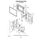 KitchenAid KCMS135S0 door and latch diagram