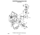 KitchenAid KCMS135S1 magnetron and air flow diagram