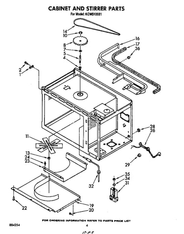 Cabinet and stirrer