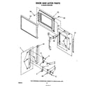 KitchenAid KCMS135S1 door and latch diagram