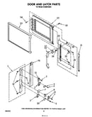 Door and latch