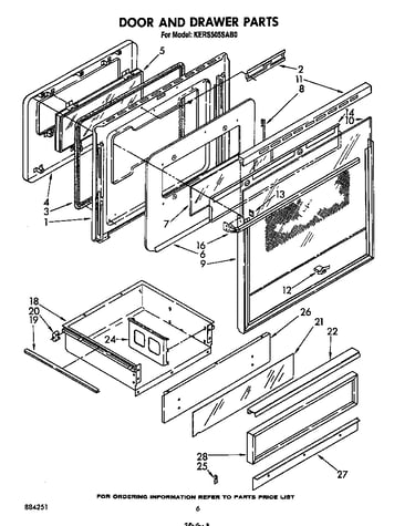 Door and drawer