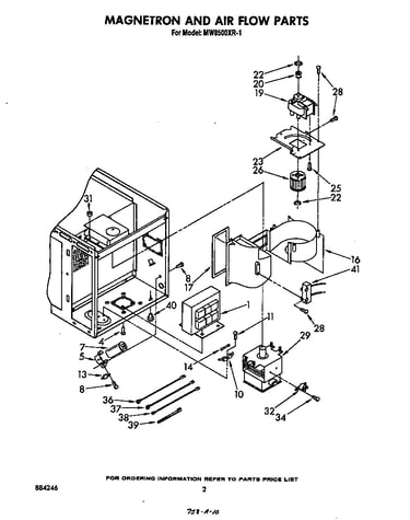 Magnetron and air flow