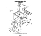 Whirlpool MW8500XR1 cabinet and stirrer diagram