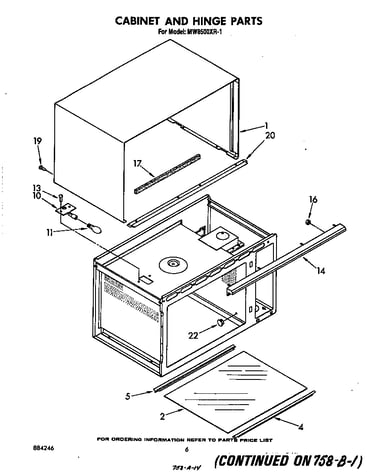 Cabinet and hinge
