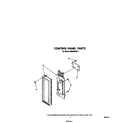 Whirlpool MW8500XR1 control panel diagram