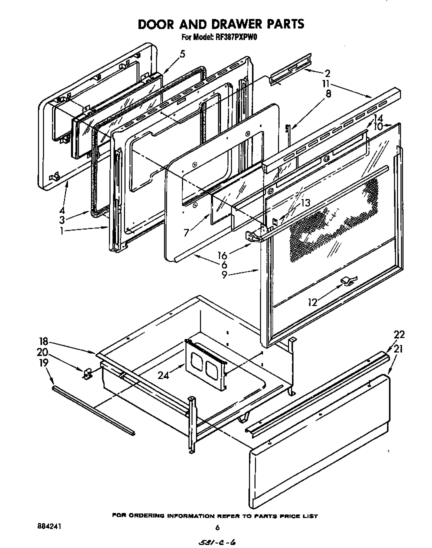 Door and drawer