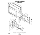 Whirlpool RM973BXPT1 door and latch diagram