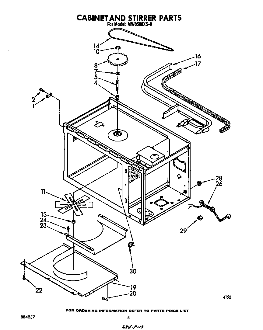 Cabinet and stirrer