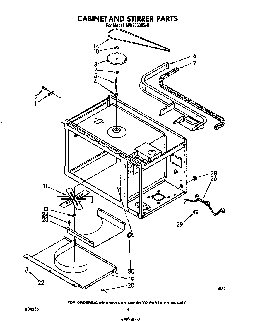Cabinet and stirrer