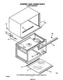 Cabinet and hinge