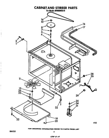 Cabinet and stirrer