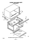 Cabinet and hinge