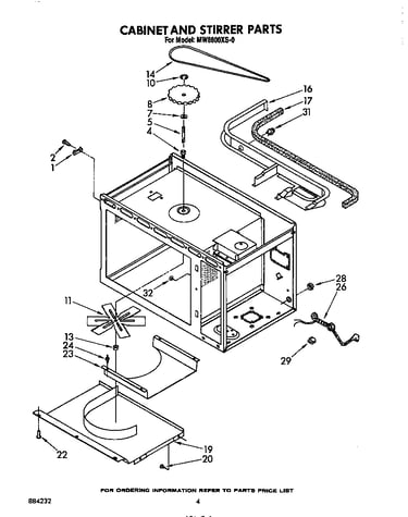 Cabinet and stirrer